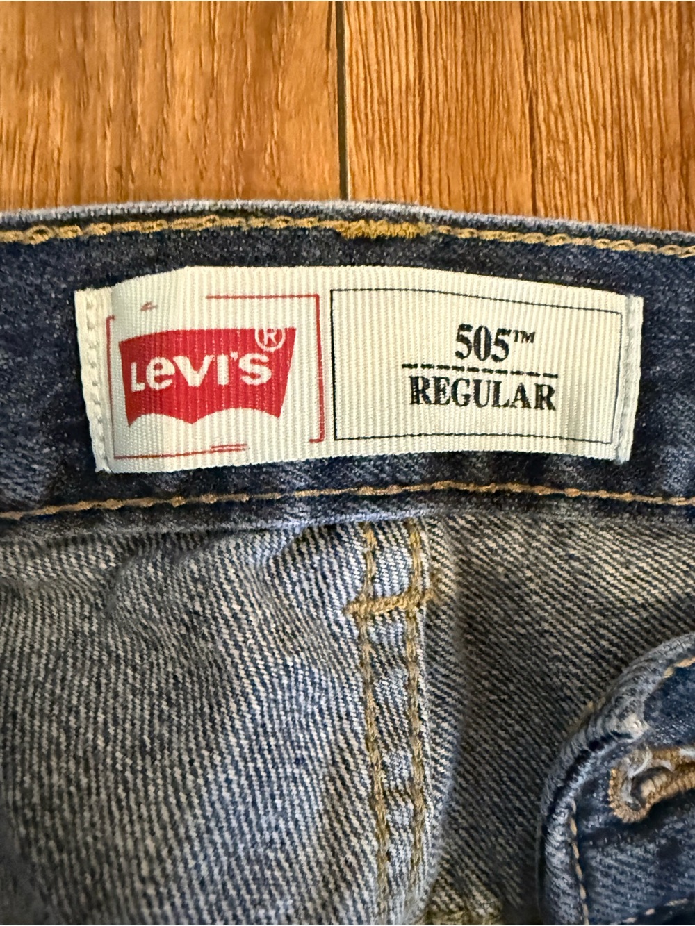 Levi's 505 Set of 2 Boys Blue Straight Slim Jeans Size 20 28x30 - Picture 4 of 13